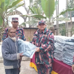 কমলগঞ্জে শীতার্ত মানুষের পাশে বিজিবি